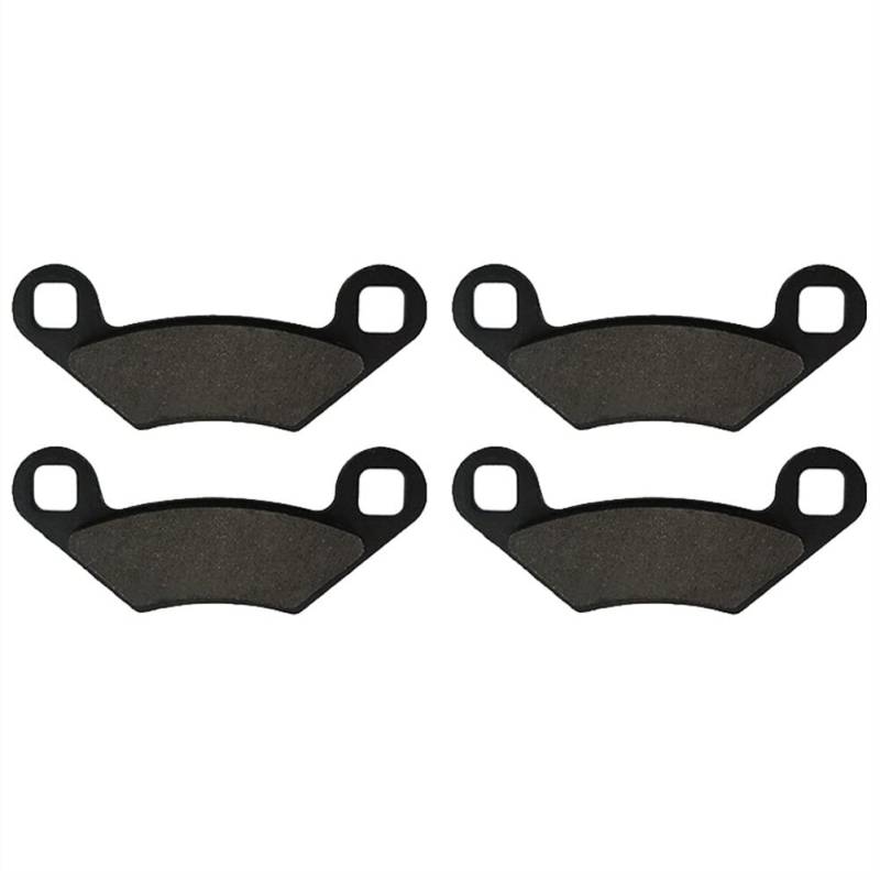 Motorradbremsbeläge Für Polaris 500 Predator 500 / TLD 2003-2007 Motorrad Bremsbeläge Vorne Und Hinten(2 Pairs) von JIANYISR
