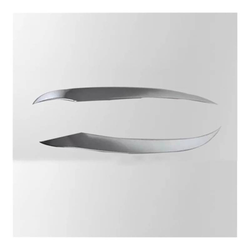 Scheinwerfer-Augenlidabdeckung 2 STÜCKE Für Hyun&dai Für Tucson 2015 2016 2017 Chrom Vorne Scheinwerfer Lampe Augenlid Augenbraue Streifen Abdeckung Trim Styling von JIANYISR