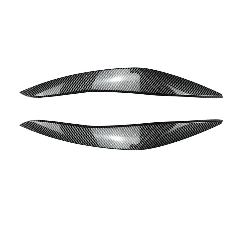 Scheinwerfer-Augenlidabdeckung Auto Front Scheinwerfer Augenlider Augenbrauen Scheinwerfer Auge Deckel Abdeckung Trim Aufkleber Für Für 5 Serie F10 F11 2011 2012 2013 2014(Carbon fiber pattern) von JIANYISR