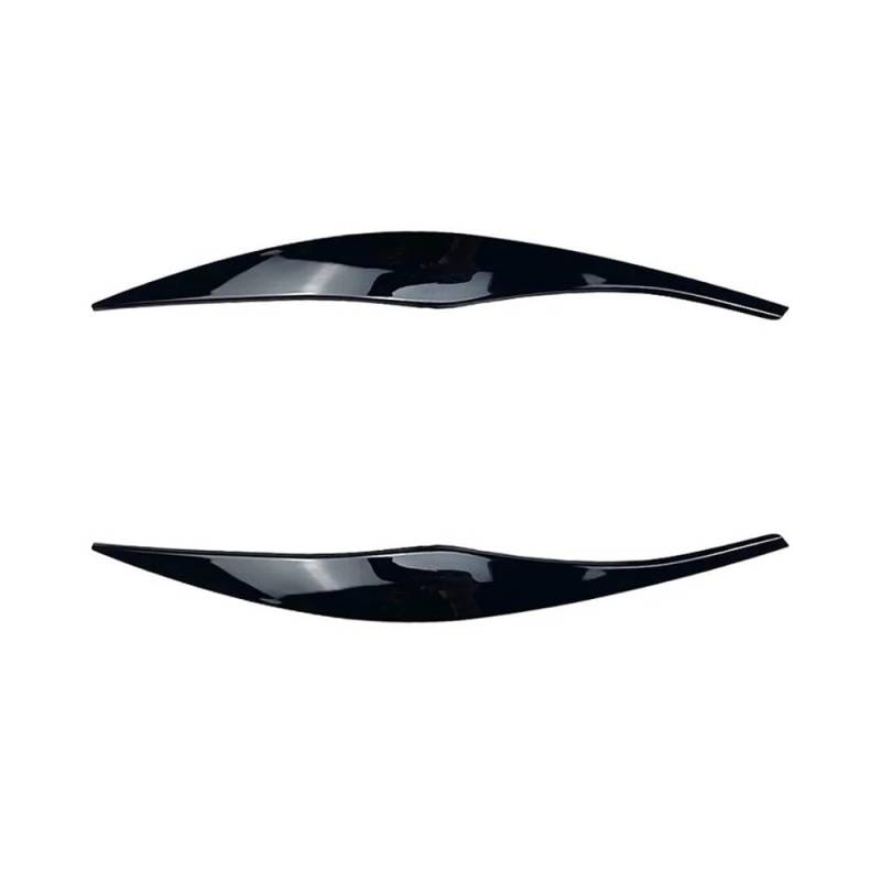 Scheinwerfer-Augenlidabdeckung Auto Styling Für 3 Serie E90 E91 Limousine 320i 330i 2005-2012 ABS 2Pcs Scheinwerfer Augenbrauen Scheinwerfer Augenlid Abdeckung Trim(Piano Black) von JIANYISR