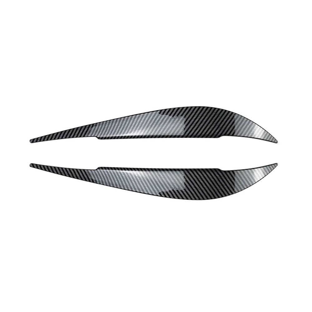 Scheinwerfer-Augenlidabdeckung Frontscheinwerfer Augenlider Augenbrauen Scheinwerfer Augendeckel Abdeckung Trim Aufkleber Für Für F32 F33 F36 4 Serie 2014–2020 Styling-Formteile(Kohlefaser-Optik) von JIANYISR