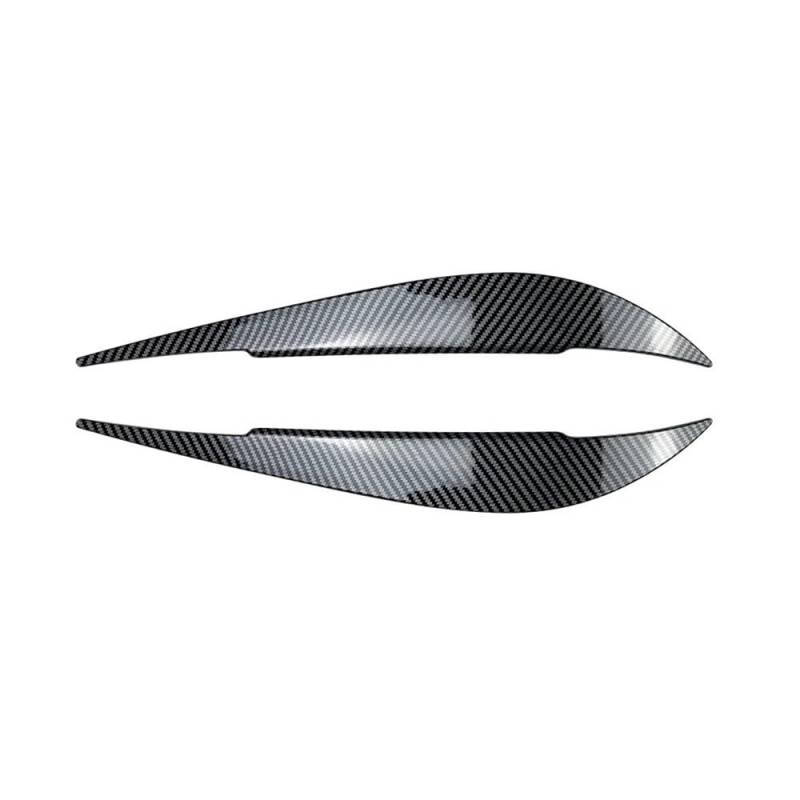 Scheinwerfer-Augenlidabdeckung Frontscheinwerfer Augenlider Augenbrauen Scheinwerfer Augendeckel Abdeckung Trim Aufkleber Für Für F32 F33 F36 4 Serie 2014–2020 Styling-Formteile(Kohlefaser-Optik) von JIANYISR