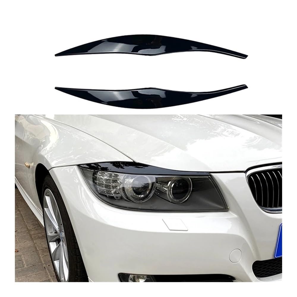 Scheinwerfer-Augenlidabdeckung Frontscheinwerferabdeckung Zierstreifen Augenbrauenabdeckung Zieraufkleber Glänzend Schwarz Für 3er E90 E91 320I 330I 2005-2012 Scheinwerfer-Augenlidabdeckung Frontscheinwerferabdeckung Zierstreifen Augenbrauenabdeckung Zieraufkleber Glänzend Schwarz Für 3er E90 E91 320I 330I 2005-2012 von JIANYISR