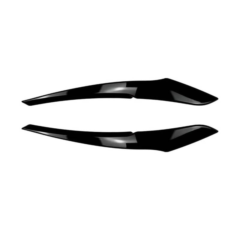 Scheinwerfer-Augenlidabdeckung Für 1er F20 F21 2011 2012 2013 2014 Glänzend Schwarz Auto Front Scheinwerfer Augenbraue Augenlid Lampe Licht Augenbrauen Aufkleber(Glossy black) von JIANYISR