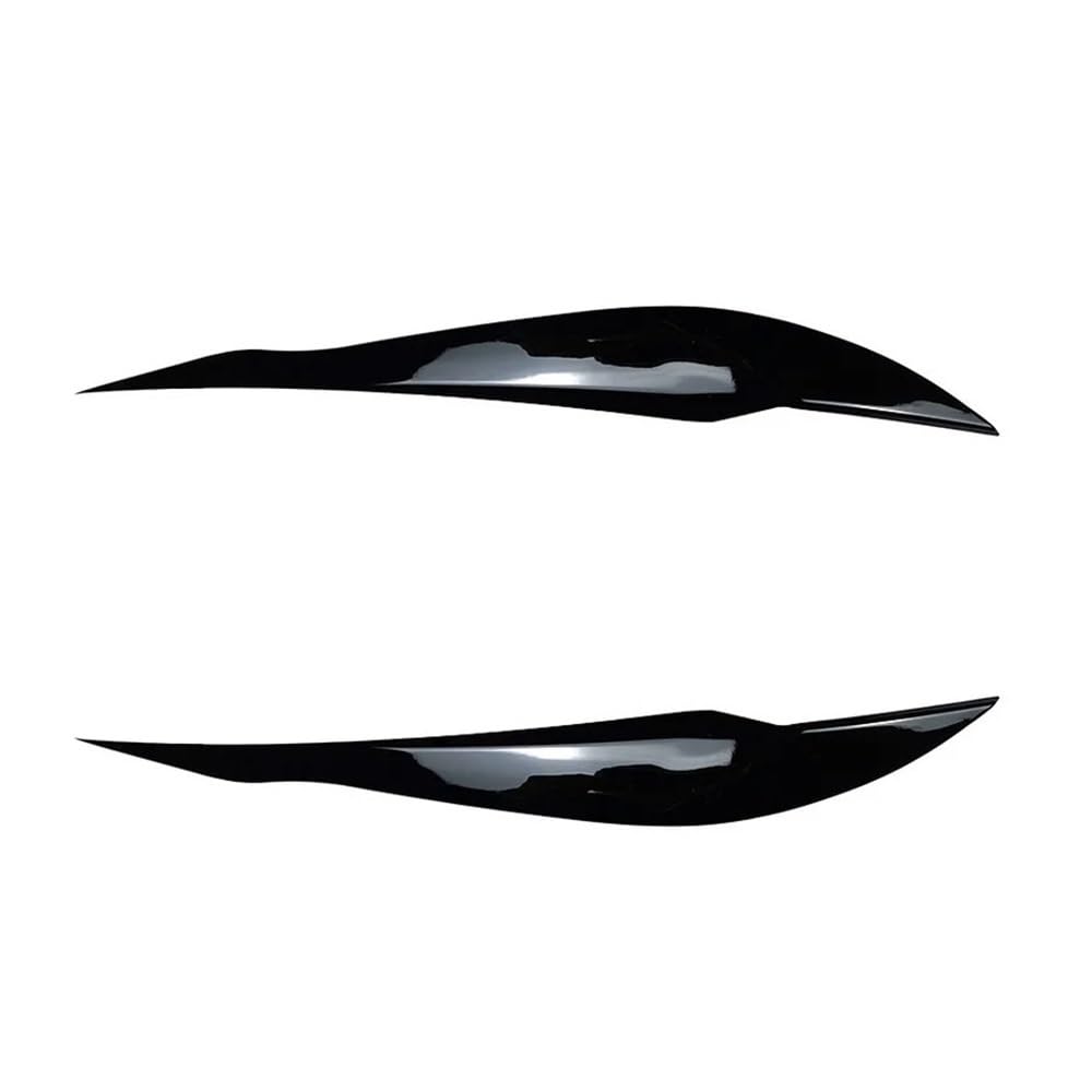 Scheinwerfer-Augenlidabdeckung Für 3Series F30 F31 318i 320i Windmesser Front Nebelscheinwerfer Augenbraue Spoiler Dekoration Zubehör Modifikation(Schwarz glänzend) von JIANYISR