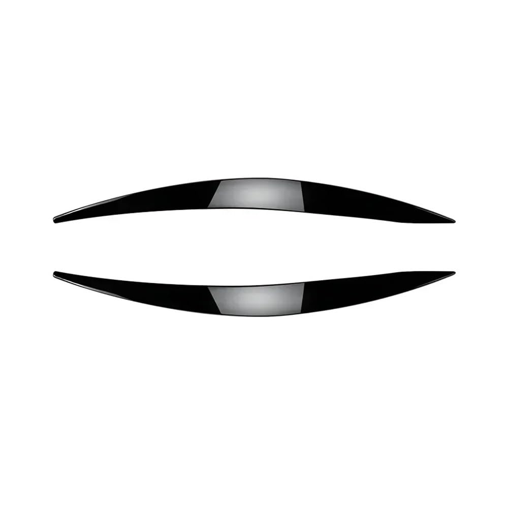 Scheinwerfer-Augenlidabdeckung Für For&d Für Focus MK4 2019 2020 2021 Auto Scheinwerfer Lampe Augenbrauen Augenlid Abdeckung Trim Gloss Schwarz ABS(Schwarz glänzend) von JIANYISR