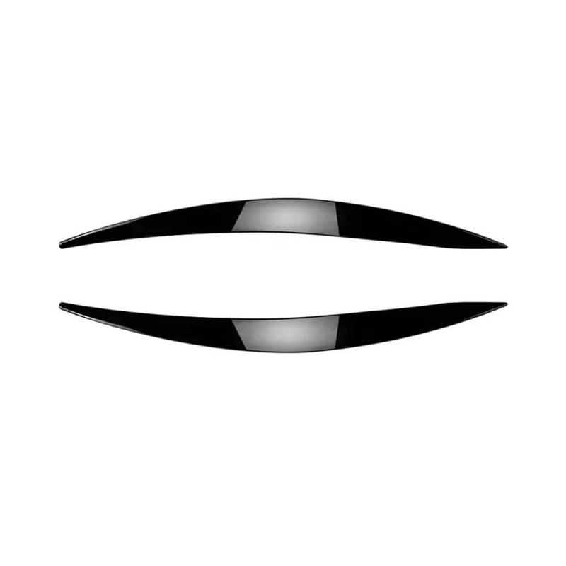 Scheinwerfer-Augenlidabdeckung Für For&d Für Focus MK4 2019 2020 2021 Auto Scheinwerfer Lampe Augenbrauen Augenlid Abdeckung Trim Gloss Schwarz ABS(Schwarz glänzend) von JIANYISR