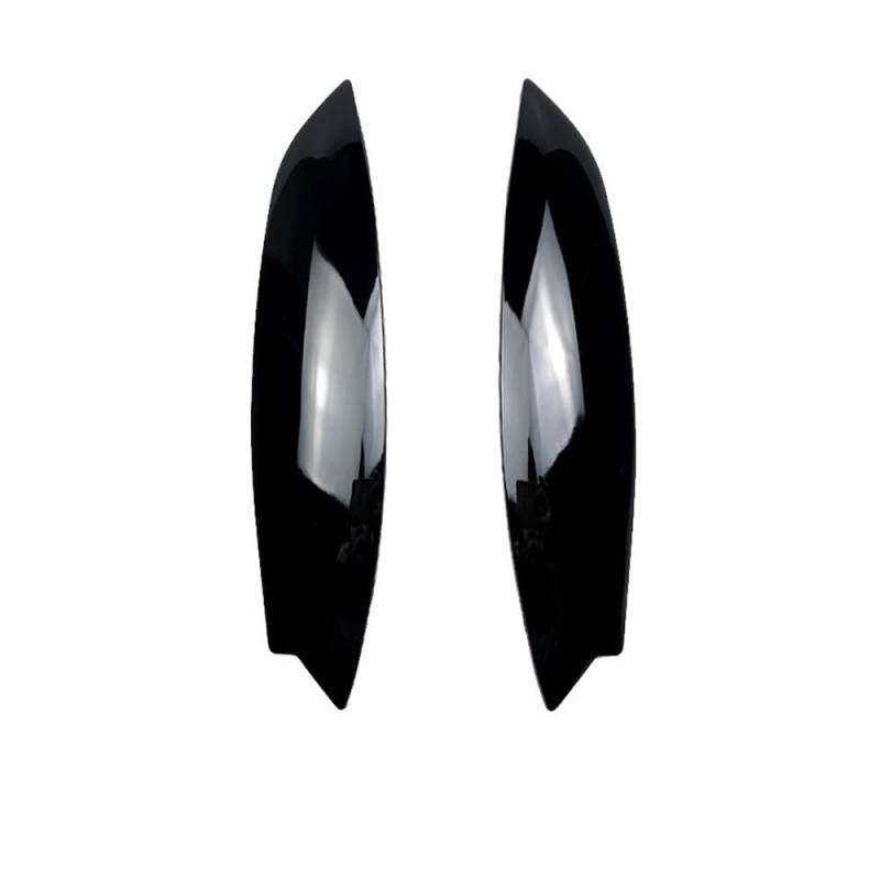 Scheinwerfer-Augenlidabdeckung Für V&W Für Golf 5 GTI R32 Für Jetta MK5 2005 2006 2007 ABS Scheinwerfer Augenlider Augenbraue Abdeckung Trim(Glossy Black) von JIANYISR