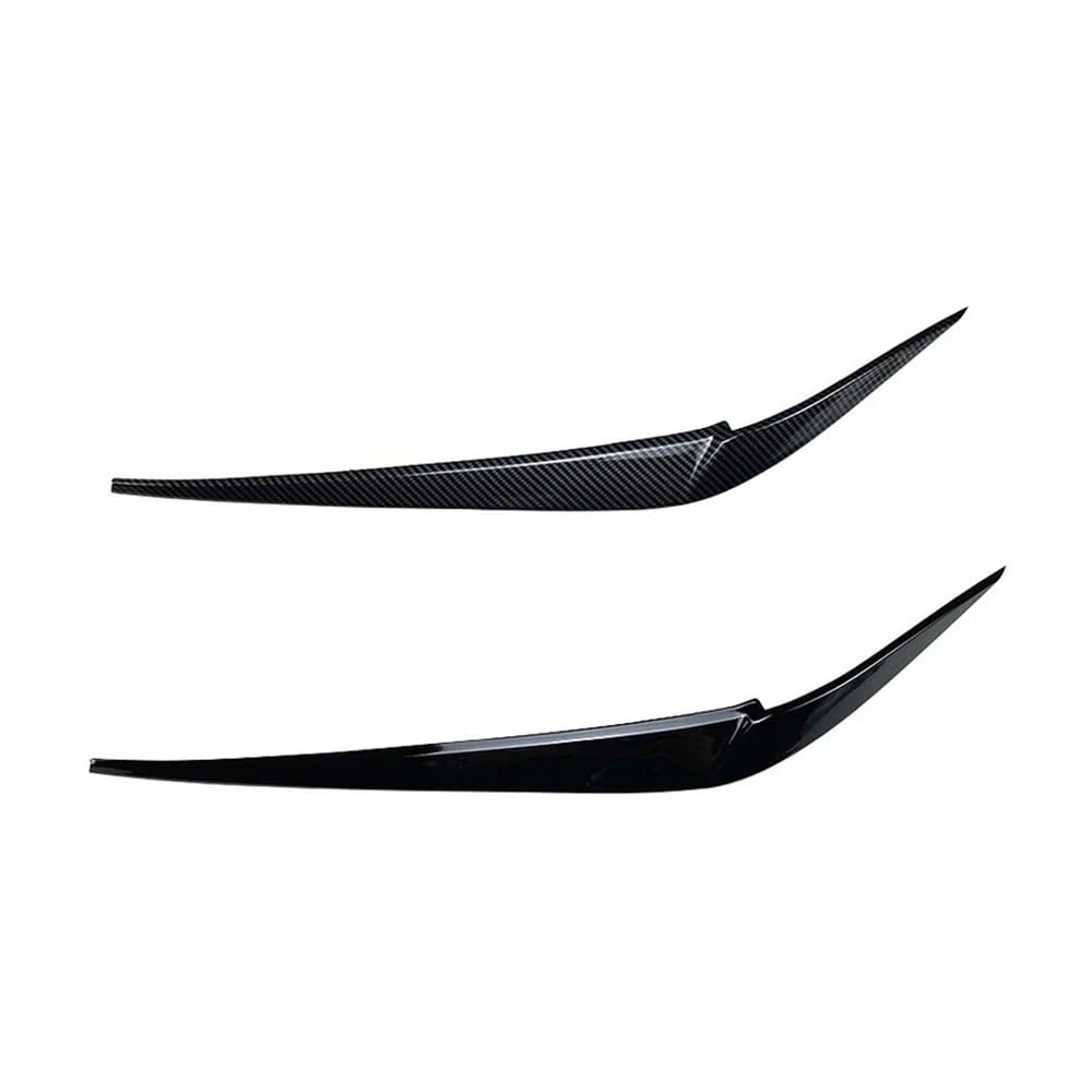 Scheinwerfer-Augenlidabdeckung Für X3 X4 G01 G02 2018+ Windmesser Nebelscheinwerfer Augenbraue Spoiler Dekoration Zubehör Modifikation(Carbon Look) von JIANYISR