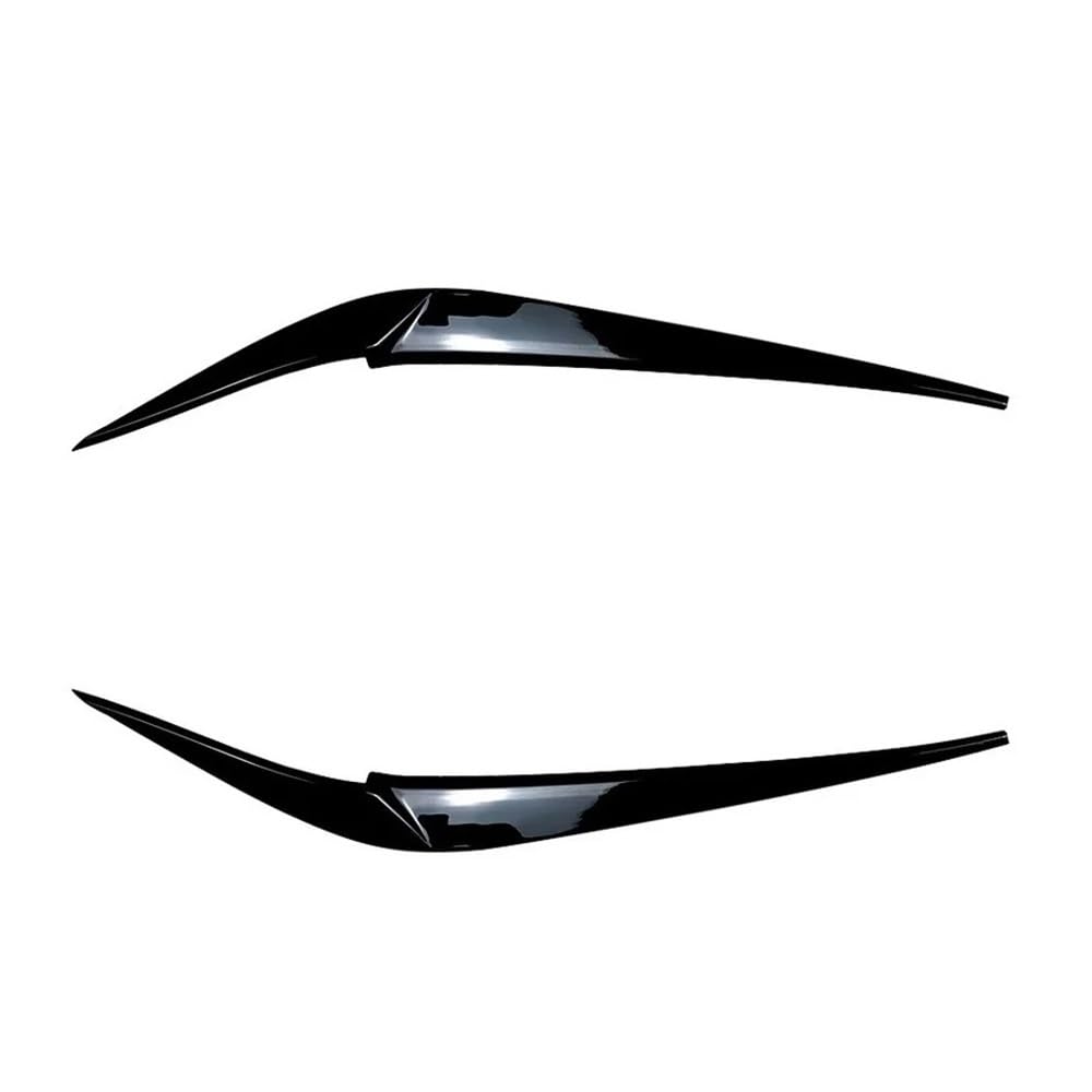 Scheinwerfer-Augenlidabdeckung Für X3 X4 G01 G02 2018+ Windmesser Nebelscheinwerfer Augenbraue Spoiler Dekoration Zubehör Modifikation(Schwarz glänzend) von JIANYISR