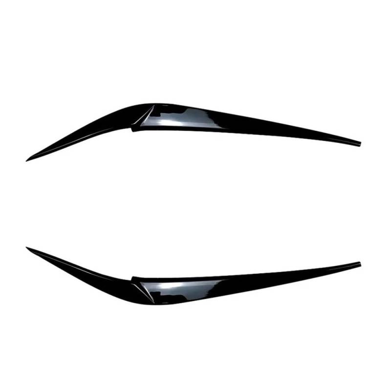 Scheinwerfer-Augenlidabdeckung Für X3 X4 G01 G02 2018+ Windmesser Nebelscheinwerfer Augenbraue Spoiler Dekoration Zubehör Modifikation(Schwarz glänzend) von JIANYISR