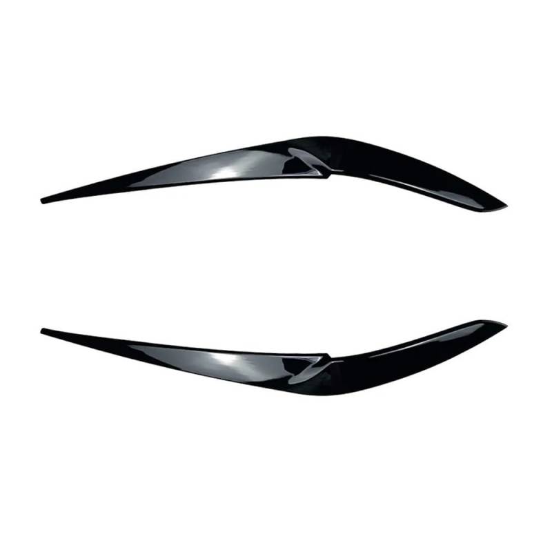 Scheinwerfer-Augenlidabdeckung Für X5 G05 Für X6 G06 2018 2019 2020 2021 2022 Auto Front Scheinwerfer Augenlid Augenbrauen Zierleisten Carbon/Glanz Schwarz ABS Kunststoff(Schwarz glänzend) von JIANYISR