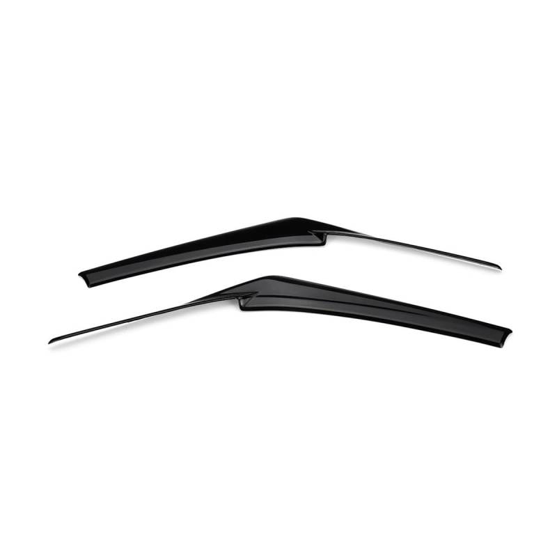 Scheinwerfer-Augenlidabdeckung Paar Scheinwerfer Augenlid Abdeckung Kopf Licht Lampe Augenbrauen Form Trim Für Toy&ota Für Camry LE XLE SE XSE 2018-2022 2023(Glossy Black) von JIANYISR