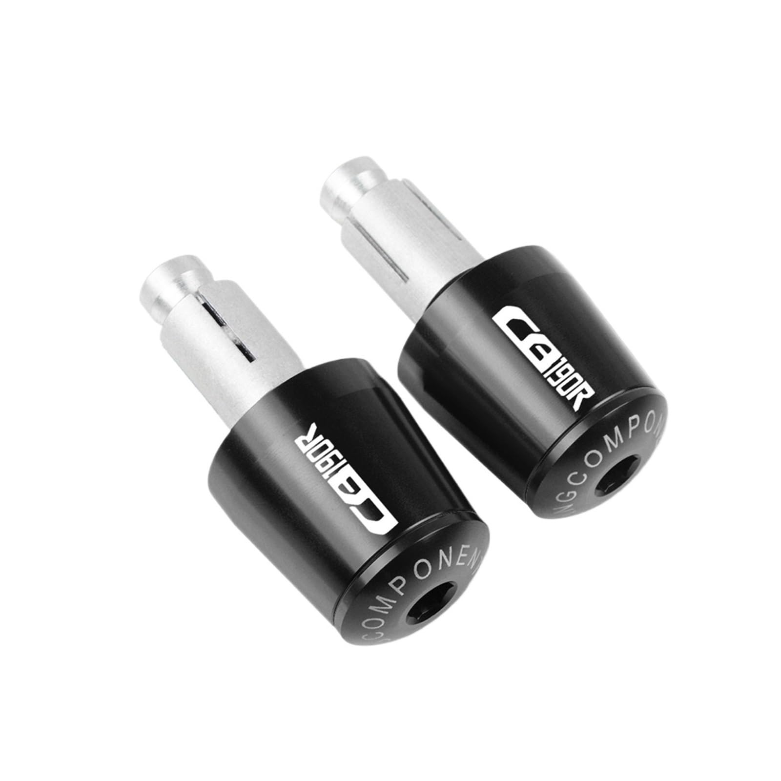JIBULINS 7/8''22MM Motorrad Zubehör Lenkergriffe Lenkerkappe Endstopfen Compatible with HON DA CB190R CB 190R 2015 2016 2017 2018 2019 2020 Slider-Lenkerende(A1) von JIBULINS