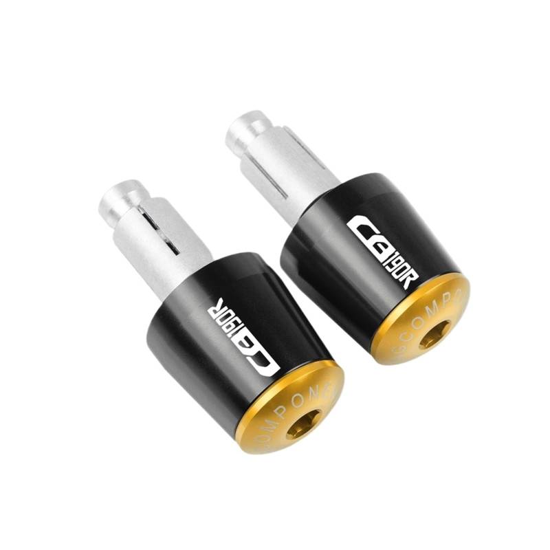 JIBULINS 7/8''22MM Motorrad Zubehör Lenkergriffe Lenkerkappe Endstopfen Compatible with HON DA CB190R CB 190R 2015 2016 2017 2018 2019 2020 Slider-Lenkerende(D1) von JIBULINS