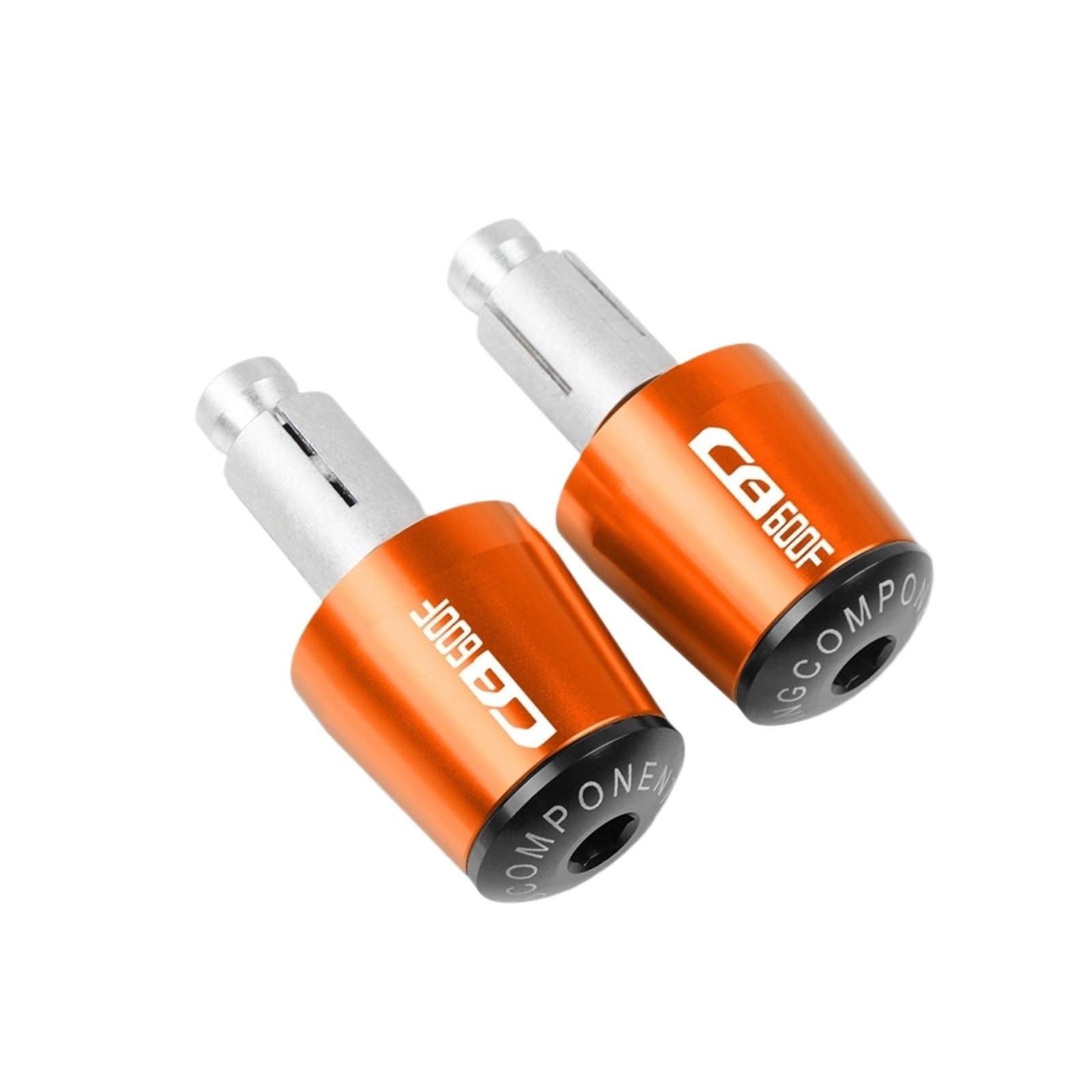 JIBULINS Compatible with Hon Da CB600F Hornet 1998-2006 Moto Poignées De Guidon Poignée Bar Capuchon Bouchons D'extrémité Slider-Lenkerende(N) von JIBULINS