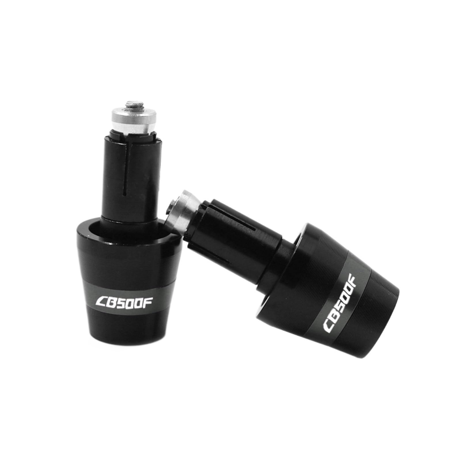 JIBULINS Compatible with Hon Da CB650F CB 650F CB 650 F Motorradzubehör Lenkergriffe Lenkerenden Gewicht Kappenstecker Schieber Slider-Lenkerende(Grey) von JIBULINS