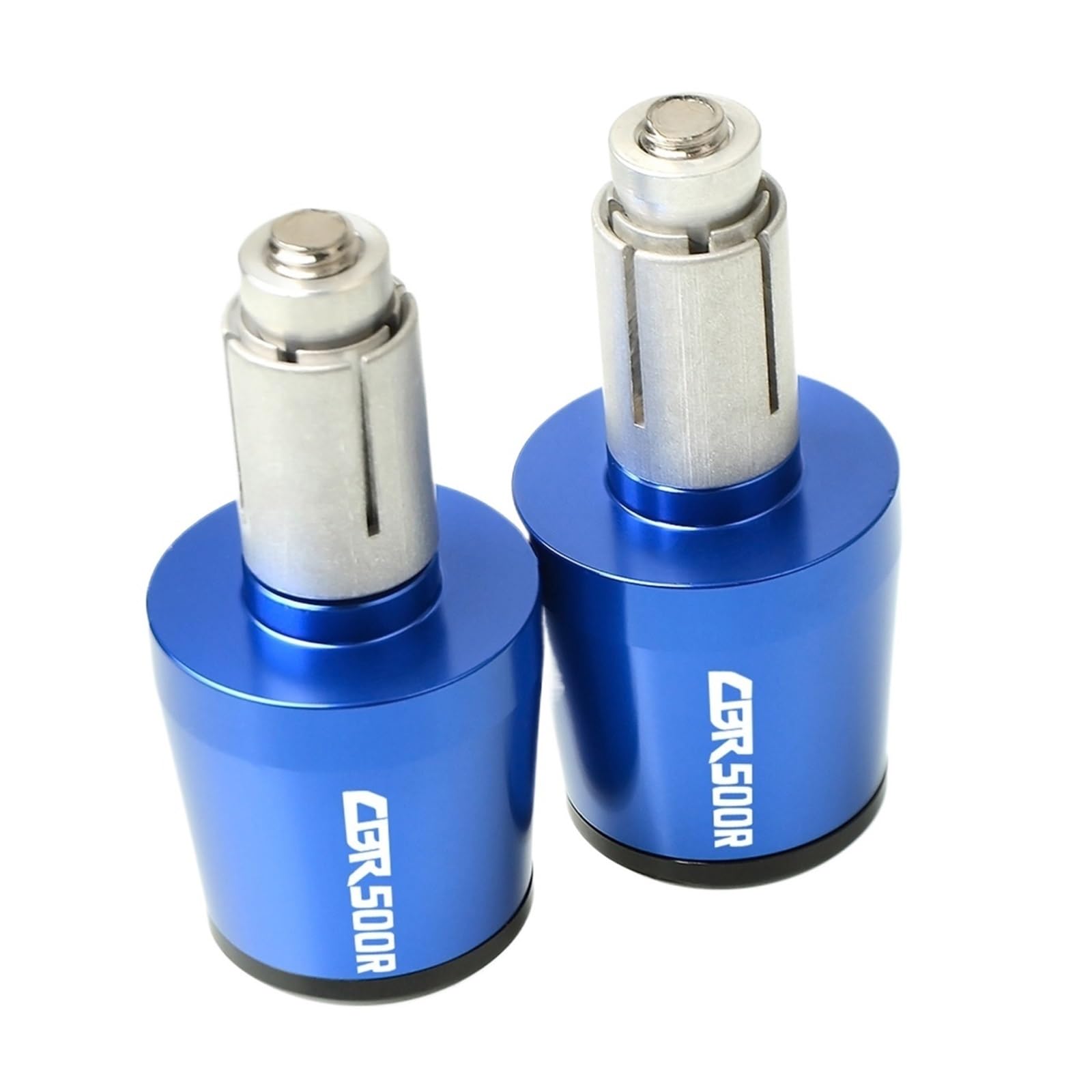 JIBULINS Compatible with Hon Da CBR500R CBR 500R CB500F CB500X 2013-2018 Motorrad CNC Lenkergriffe Lenkerenden Kappenschieber Slider-Lenkerende(Blu) von JIBULINS