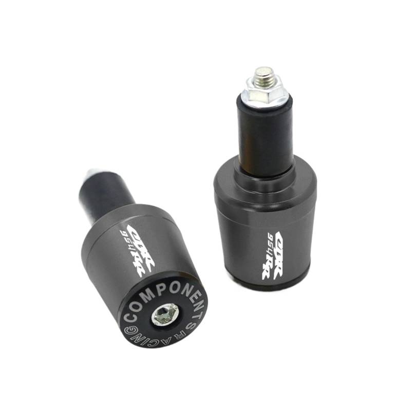 JIBULINS Compatible with Hon Da CBR954RR CBR 954 RR CBR954 RR Motorradzubehör Lenkergriff Endkappenstopfen Slider-Lenkerende(Grey) von JIBULINS