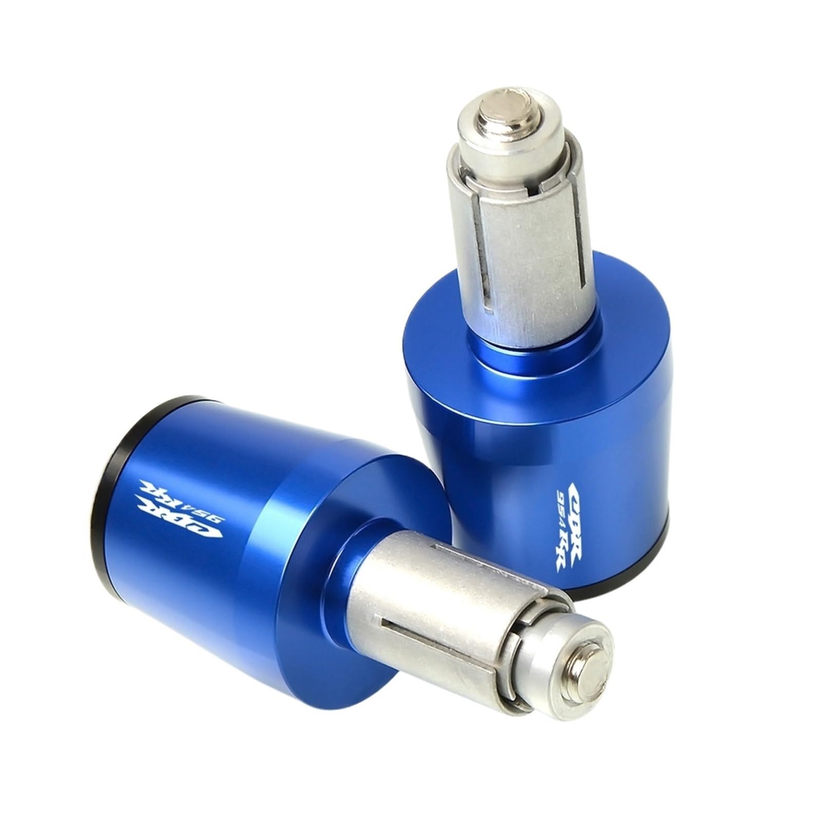 JIBULINS Compatible with Hon Da CBR954RR CBR954 RR CBR 954 RR 2002-2003 Motorrad Lenkergriffe Lenkerenden Lenkergriffe Endkappenschieber Slider-Lenkerende(Blu) von JIBULINS