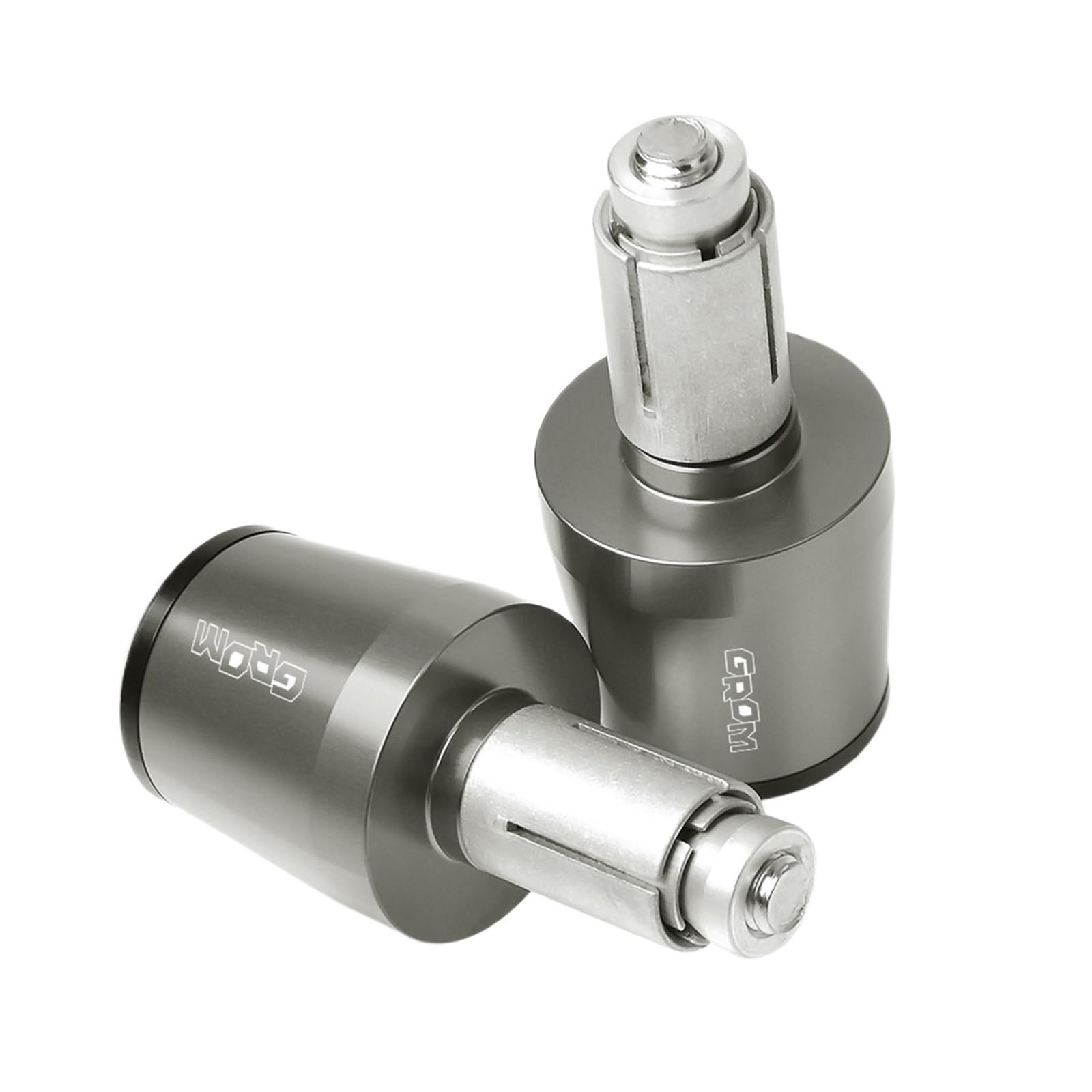 JIBULINS Compatible with Hon Da GROM MSX 125 MSX125 MSX125SF MSX 125 SF 2013-2015 Motorrad Lenkergriffe Lenkerenden Lenkergriffschieber Slider-Lenkerende(Grey) von JIBULINS