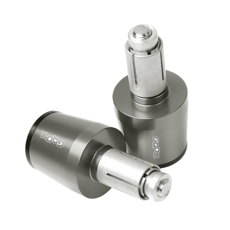 JIBULINS Compatible with Hon Da GROM MSX 125 MSX125 MSX125SF MSX 125 SF 2013-2015 Motorrad Lenkergriffe Lenkerenden Lenkergriffschieber Slider-Lenkerende(Grey) von JIBULINS