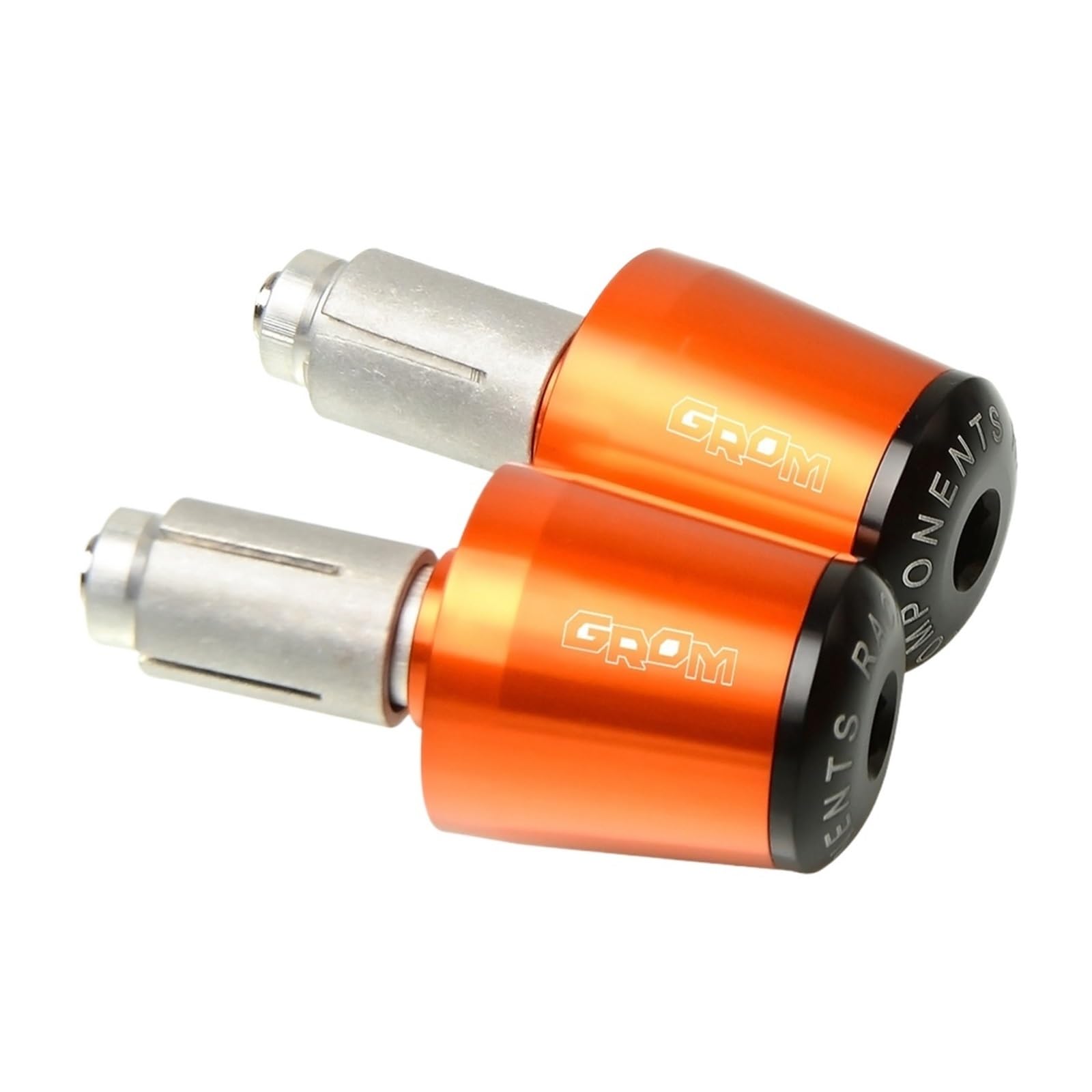 JIBULINS Compatible with Hon Da GROM MSX 125 MSX125 MSX125SF MSX 125 SF 2013-2015 Motorrad Lenkergriffe Lenkerenden Lenkergriffschieber Slider-Lenkerende(Orange) von JIBULINS