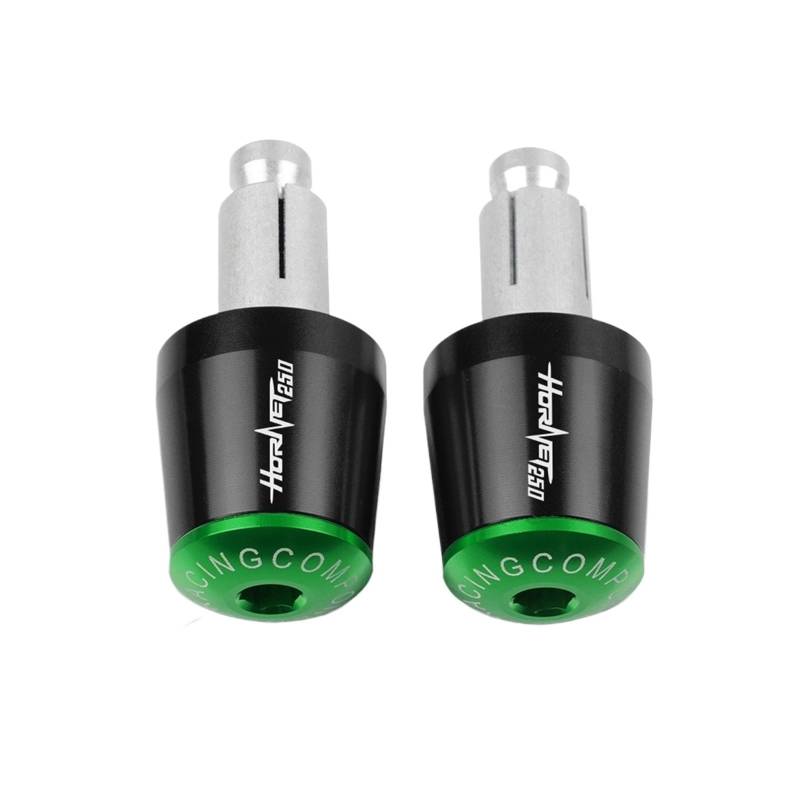 JIBULINS Compatible with Hon Da Hornet 250 HoRnet250 2001-2009 Motorrad Lenkerenden Griffe Kappe Lenker Stecker Schieber Slider-Lenkerende(E1) von JIBULINS