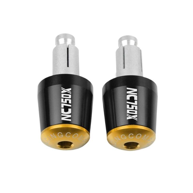 JIBULINS Compatible with Hon Da NC750X NC750 X NC750S NC750X/S/X 2016-2020 Moto Grip Ends Plus Lenkergriffe Endkappen Slider-Lenkerende(C1) von JIBULINS