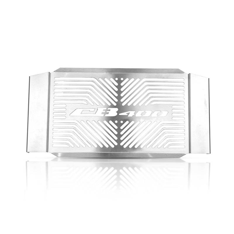 JIBULINS Kühlergrillabdeckung Compatible with Hon Da CB400 CB400SF CB 400 SF 1992–1998 Motorradzubehör Kühlerschutz Schutzgitterabdeckung CB400 VTEC 1999–2010(Silver) von JIBULINS
