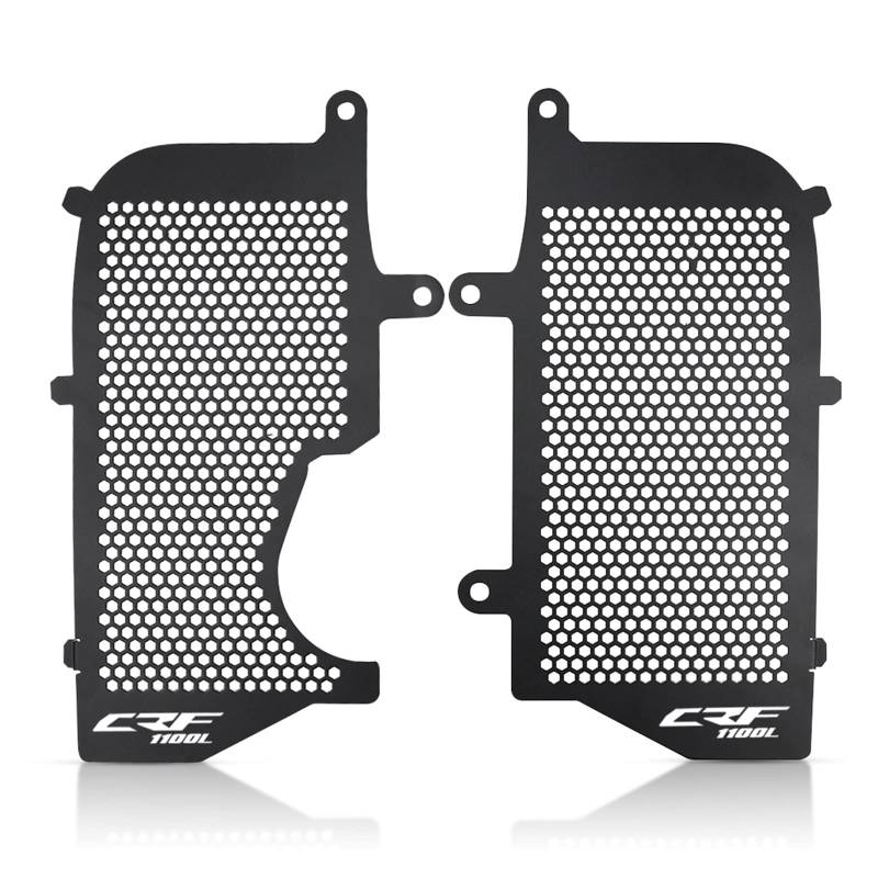 JIBULINS Kühlergrillabdeckung Compatible with Hon Da CRF1100L Africa Twin 2020 2021 CRF 1100 L Adventure Sports CRF1100 L Motorrad Kühlergrill Schutz Abdeckung Schutz(Black10) von JIBULINS