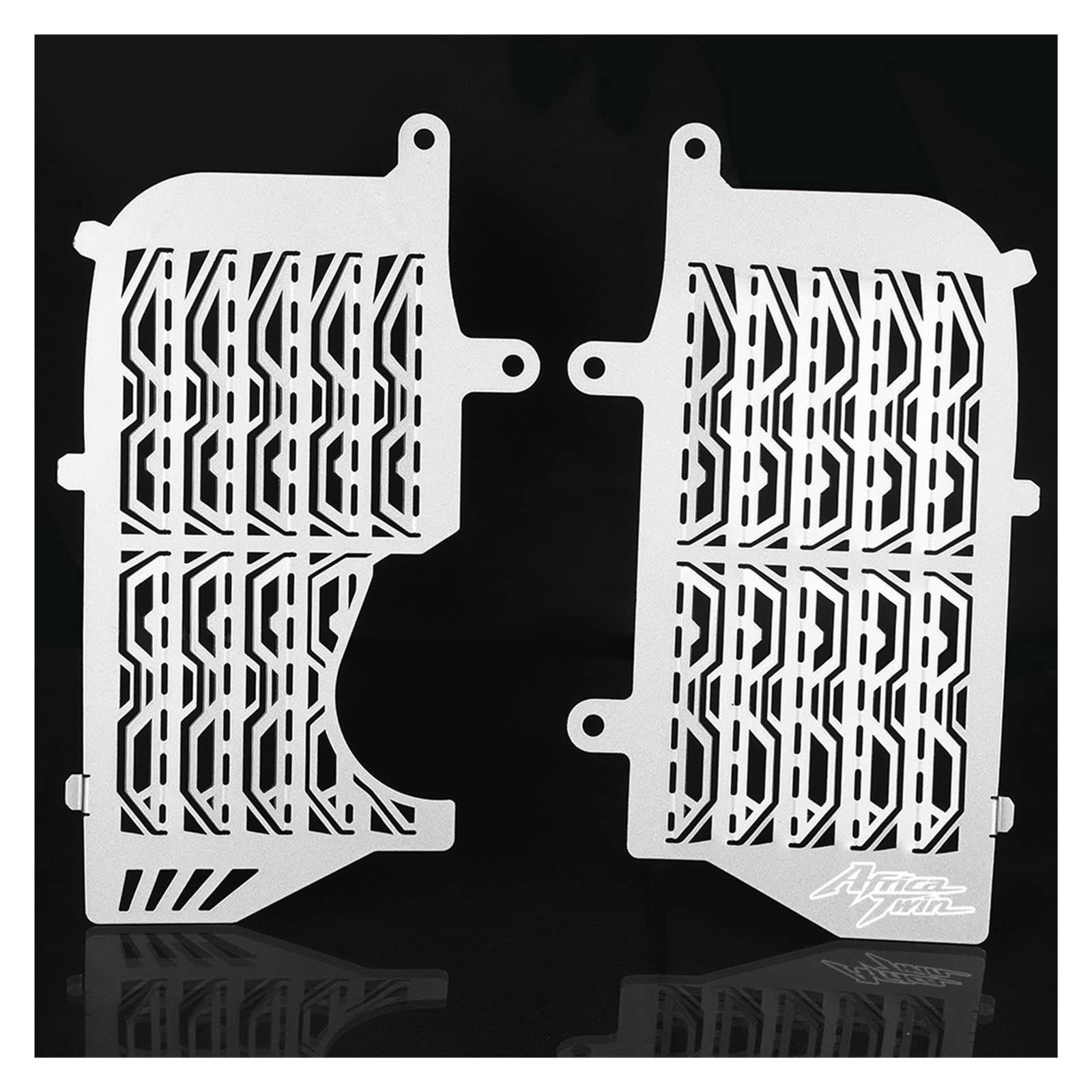 JIBULINS Kühlergrillabdeckung Compatible with Hon Da CRF1100L Africa Twin 2020 2021 CRF 1100 L Adventure Sports CRF1100 L Motorrad Kühlergrill Schutz Abdeckung Schutz(Silver) von JIBULINS