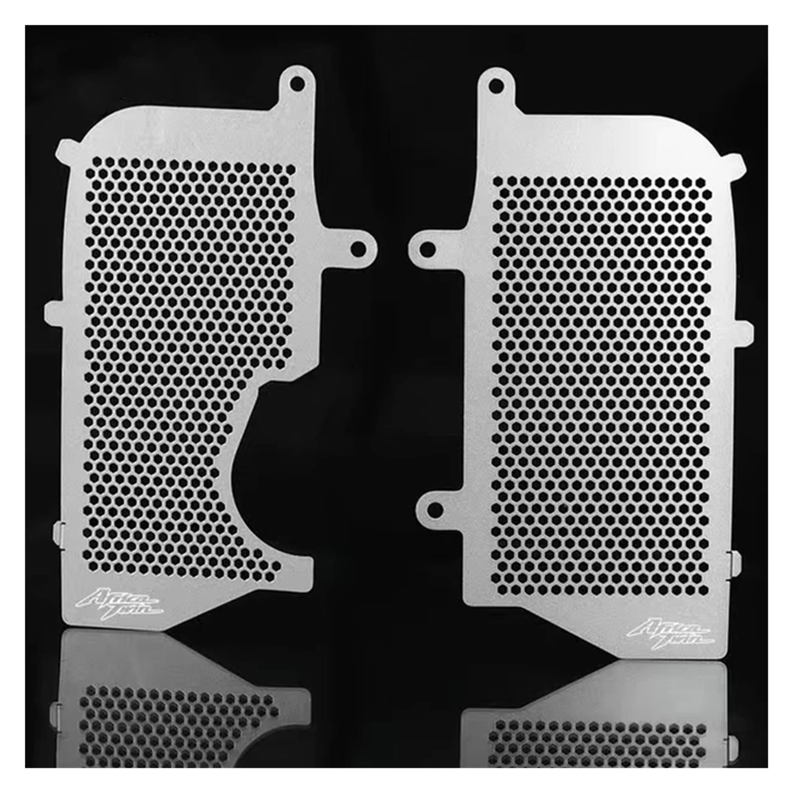 JIBULINS Kühlergrillabdeckung Compatible with Hon Da CRF1100L Africa Twin 2020 2021 CRF 1100 L Adventure Sports CRF1100 L Motorrad Kühlergrill Schutz Abdeckung Schutz(Silver5) von JIBULINS