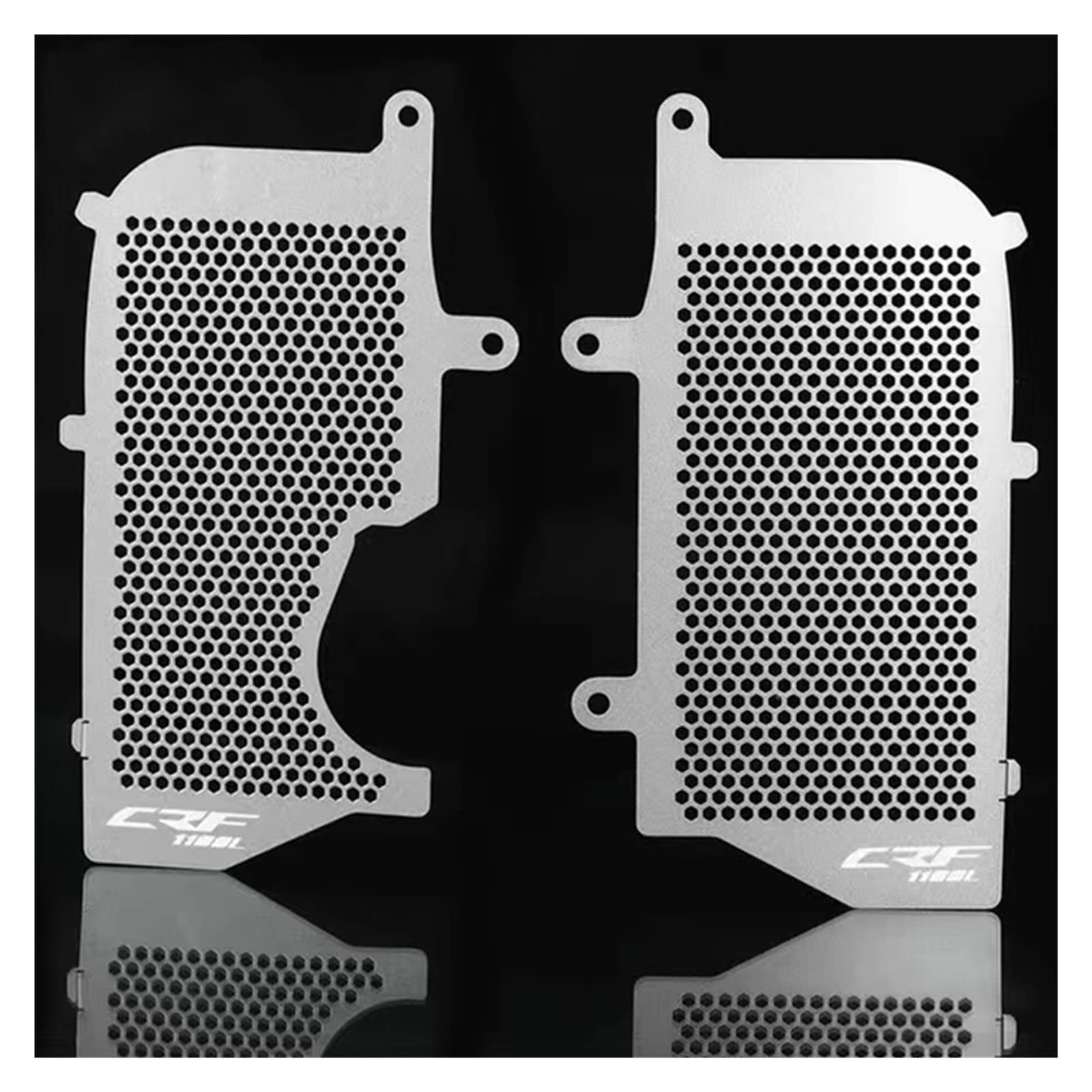 JIBULINS Kühlergrillabdeckung Compatible with Hon Da CRF1100L Africa Twin 2020 2021 CRF 1100 L Adventure Sports CRF1100 L Motorrad Kühlergrill Schutz Abdeckung Schutz(Silver6) von JIBULINS