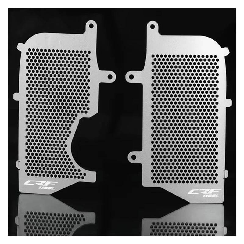 JIBULINS Kühlergrillabdeckung Compatible with Hon Da CRF1100L Africa Twin 2020 2021 CRF 1100 L Adventure Sports CRF1100 L Motorrad Kühlergrill Schutz Abdeckung Schutz(Silver6) von JIBULINS
