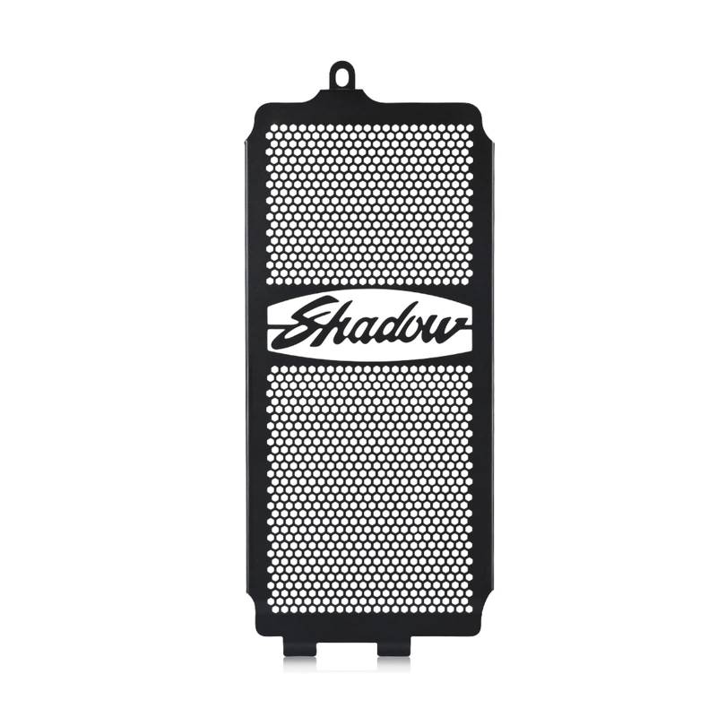 JIBULINS Kühlergrillabdeckung Motorrad-Kühlergrill-Grillschutz-Schutzabdeckung Compatible with Hon Da Shadow ACE VT400 VT750 2003–1997 Spirit 750 VT750DC 2001–2008(Nero) von JIBULINS