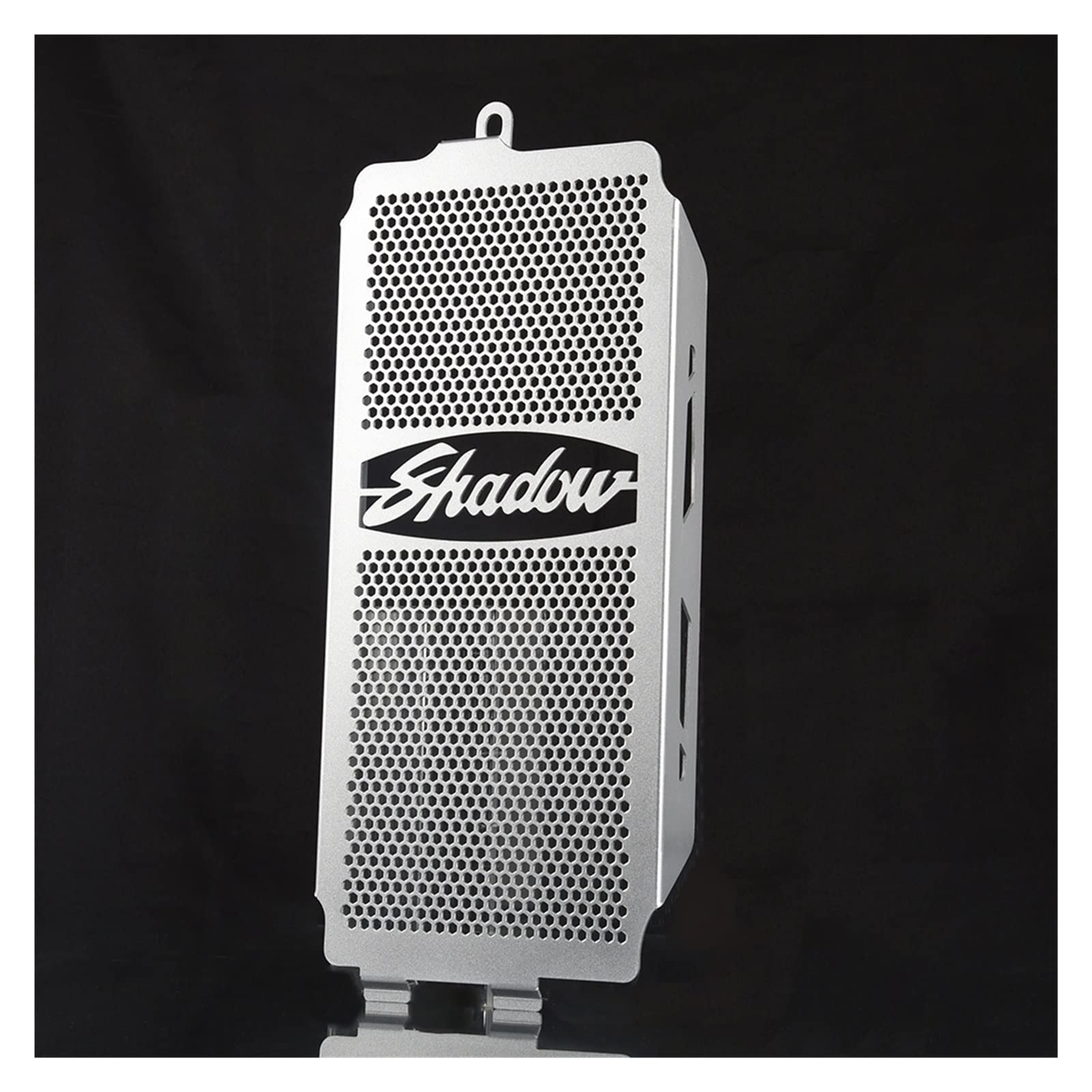 JIBULINS Kühlergrillabdeckung Motorrad-Kühlergrill-Grillschutz-Schutzabdeckung Compatible with Hon Da Shadow ACE VT400 VT750 2003-1997 Spirit 750 VT750DC 2001-2008(Silver) von JIBULINS