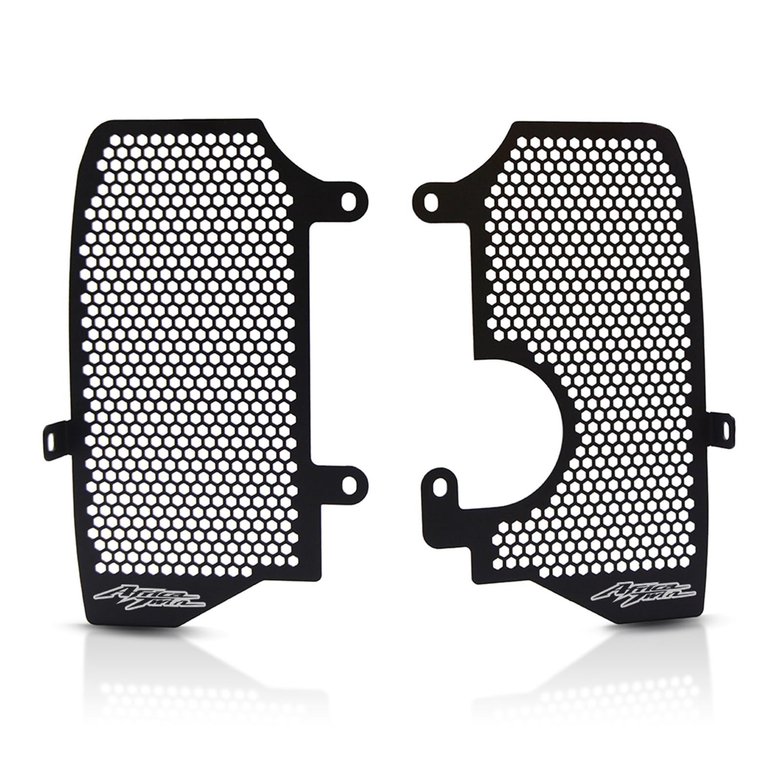 JIBULINS Kühlergrillabdeckung Motorrad-Kühlergrillschutz-Schutzabdeckung Compatible with Hon Da CRF1000L Africa Twin CRF 1000 Model L Adventure Sports 2016-2019(Nero) von JIBULINS