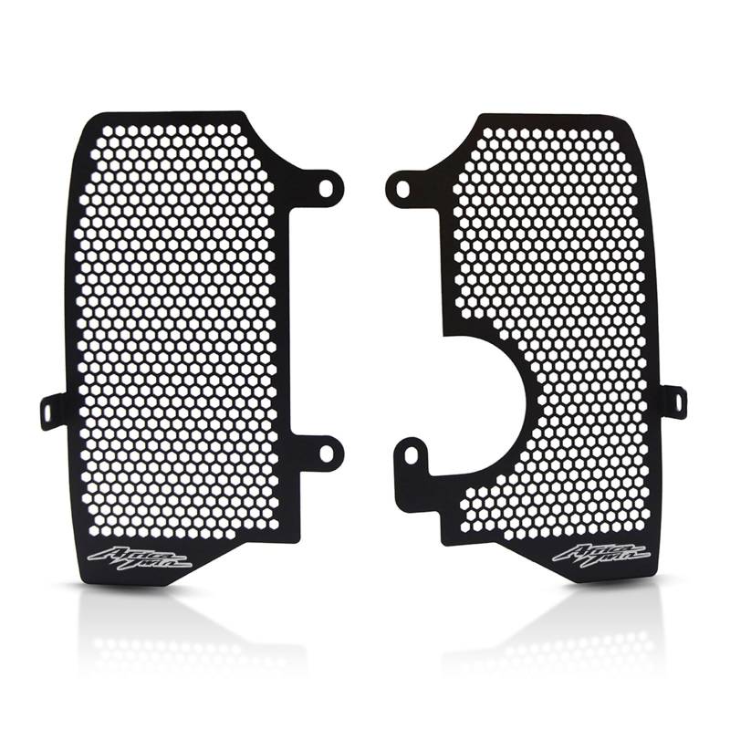 JIBULINS Kühlergrillabdeckung Motorrad-Kühlergrillschutz-Schutzabdeckung Compatible with Hon Da CRF1000L Africa Twin CRF 1000 Model L Adventure Sports 2016-2019(Nero) von JIBULINS