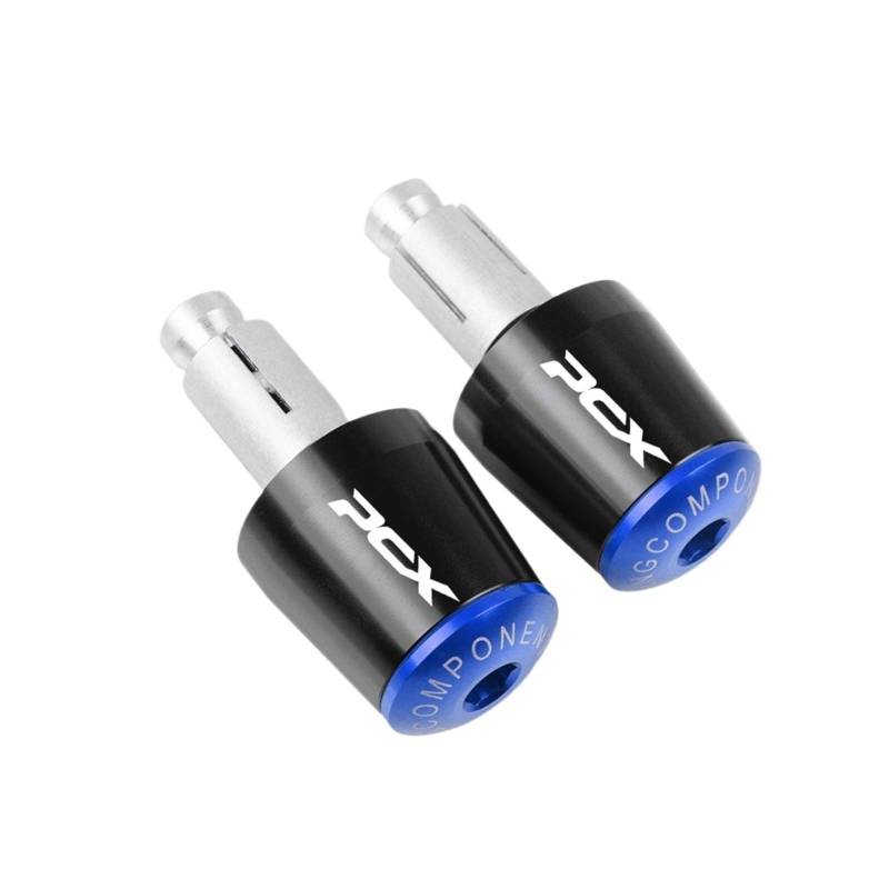 JIBULINS Lenkerendgriffe Kappe Compatible with Hon Da PCX PCX 125 150 2015-2019 2018 2017 Billet Motorrad Lenkerenden Slider-Lenkerende(I9) von JIBULINS