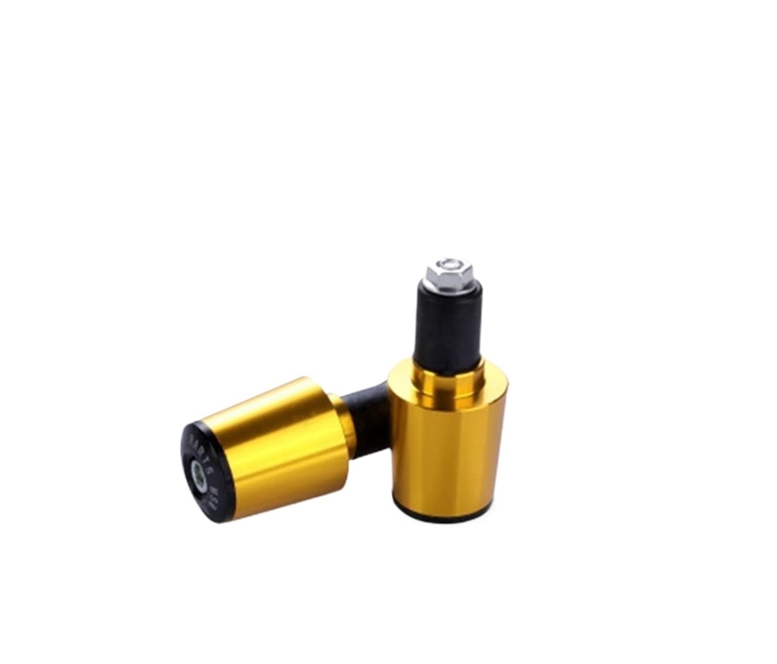 JIBULINS Motor Lenkergriffe Griff BAR Cap End-Stecker Compatible with Hon Da CB1000R 2008-2024 Slider-Lenkerende(Gold) von JIBULINS