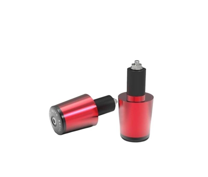 JIBULINS Motor Lenkergriffe Griff BAR Cap End-Stecker Compatible with Hon Da CB1000R 2008-2024 Slider-Lenkerende(Rosso) von JIBULINS