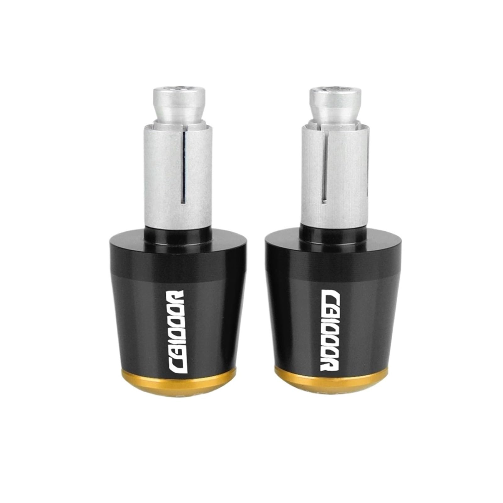 JIBULINS Motorrad Lenker Handgriffe Lenker Endkappe Compatible with Hon Da CB1000R CB1000 R CB 1000 R 2008-2016 Slider-Lenkerende(C) von JIBULINS