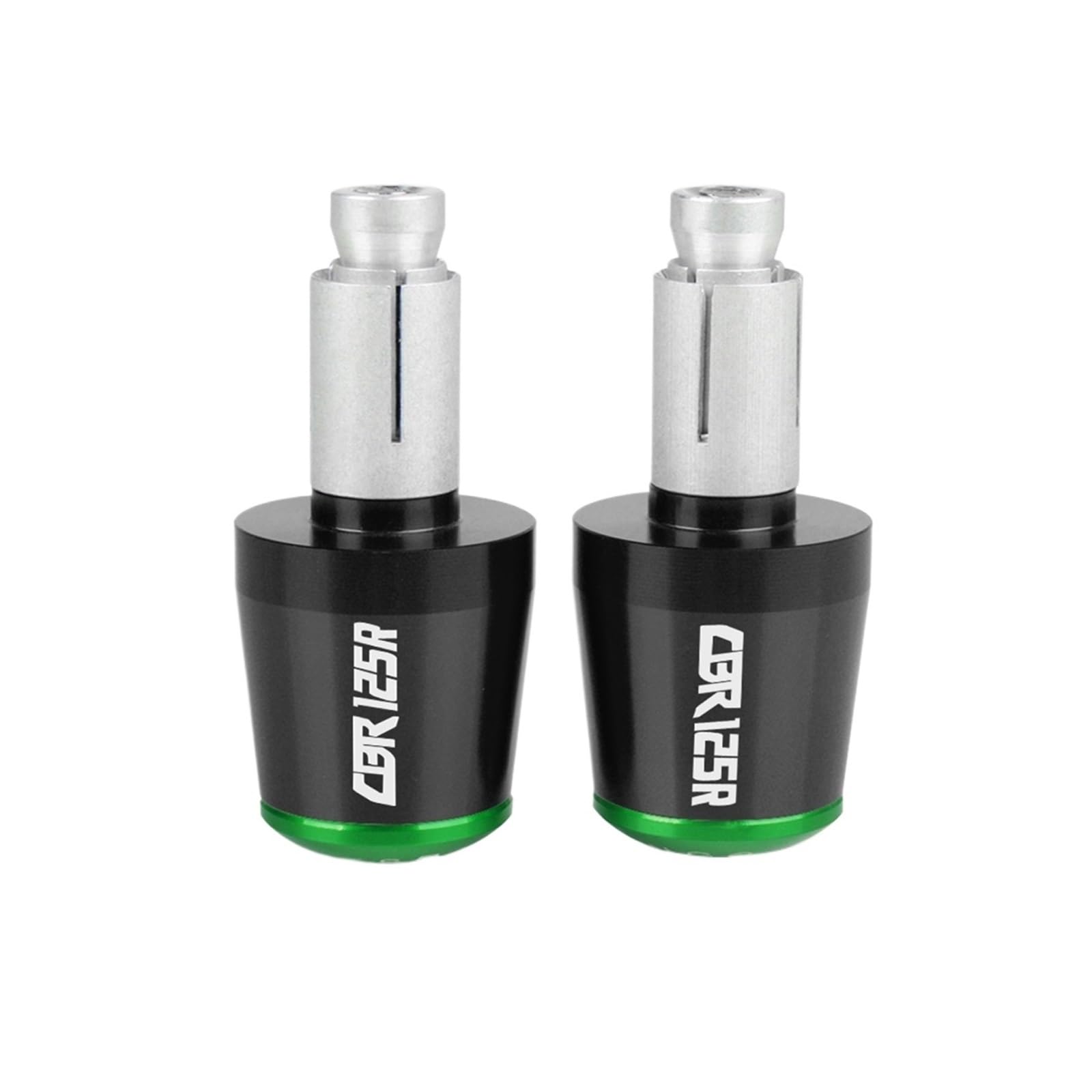 JIBULINS Motorrad Lenker Handgriffe Lenker Endkappe Compatible with Hon Da CBR125R CBR 125 R 2005 2011-2014 Slider-Lenkerende(E) von JIBULINS