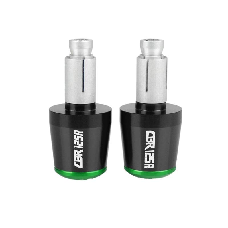 JIBULINS Motorrad Lenker Handgriffe Lenker Endkappe Compatible with Hon Da CBR125R CBR 125 R 2005 2011-2014 Slider-Lenkerende(E) von JIBULINS