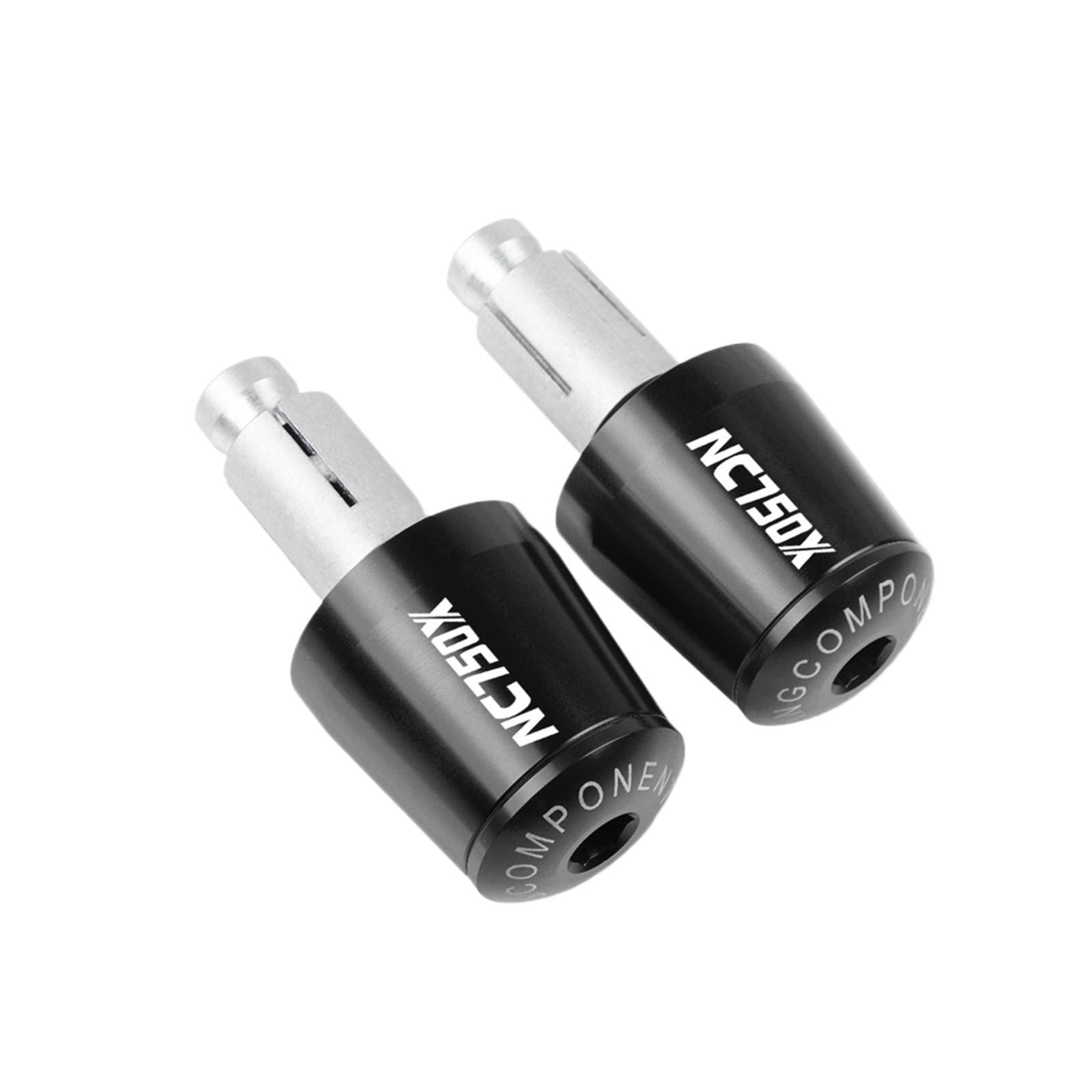 JIBULINS Motorrad Lenkergriffe Ende Lenkerkappe Endstopfen Compatible with Hon_da NC750X NC750 X NC750 NC 750 X 2014-2019 Slider-Lenkerende(D1) von JIBULINS