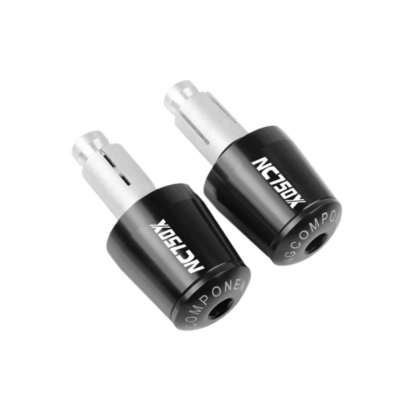 JIBULINS Motorrad Lenkergriffe Ende Lenkerkappe Endstopfen Compatible with Hon_da NC750X NC750 X NC750 NC 750 X 2014-2019 Slider-Lenkerende(D1) von JIBULINS