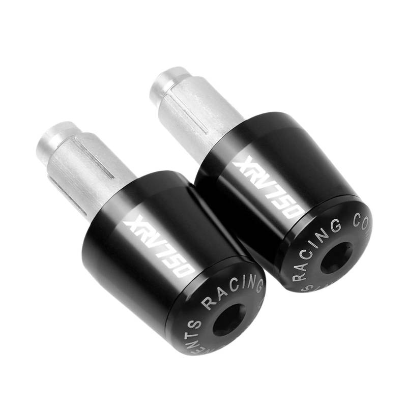 JIBULINS Motorradlenker Lenkerende Geeignet Compatible with Hon Da XRV750 XRV 750 XRV750 L-Y Africa Twin 1990-2003 Slider-Lenkerende(Nero) von JIBULINS