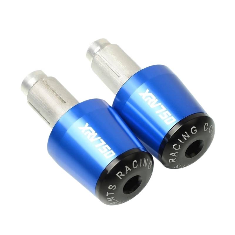JIBULINS Motorradlenker Lenkerende Geeignet Compatible with Hon-da XRV750 XRV 750 XRV750 L-Y Africa Twin 1990-2024 Slider-Lenkerende(Blu) von JIBULINS