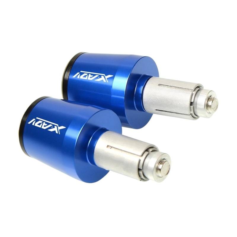 JIBULINS Motorradzubehör X-ADV XADV 750 Lenkergriffe Lenkerkappenende Compatible with Hon Da X-ADV XADV 2017 2018 Slider-Lenkerende(Blu) von JIBULINS